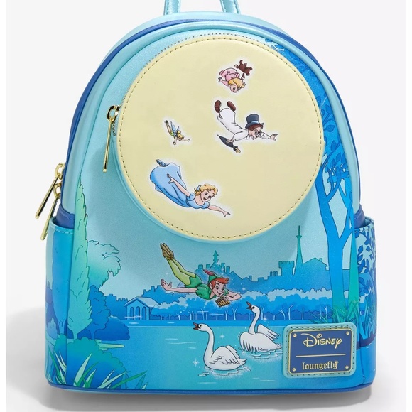 Loungefly Disney Peter Pan You Can Fly Glow Mini Backpack - NWT - Picture 1 of 12